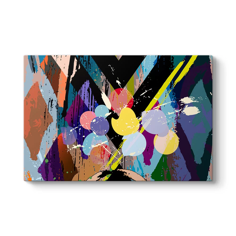 Abstract Rhomb Tablosu - Model 1